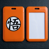 ID Card Badge Holder - Dragon Ball - Goku's Kanji Symbol Orange Card