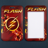 ID Card Badge Holder - DC Comics - The Flash Logo And Character Art