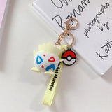 3D PVC Figure Keychain - Pokémon - Togepi With Pokeball Charm