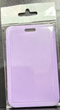 ID Card Badge Holder - Solid Lavender - foto real del paquete