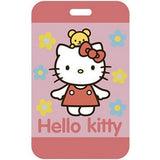 ID Card Badge Holder - Sanrio - Hello Kitty With Teddy Bear And Flowers