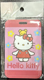 ID Card Badge Holder - Sanrio - Hello Kitty With Teddy Bear And Flowers - foto real del paquete