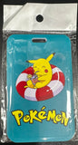 ID Card Badge Holder - Pokemon - Pikachu Relaxing In Pool Float - foto real del paquete