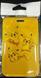 ID Card Badge Holder - Pokemon - Pikachu Happy Poses On Yellow - foto real del paquete