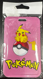 ID Card Badge Holder - Pokemon - Pikachu On Poké Ball Pink - foto real del paquete