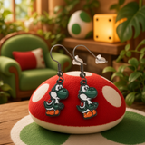 Earrings - Super Mario - Yoshi