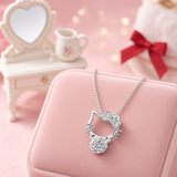 Necklace - Sanrio - Hello Kitty Zircon Sterling Silver