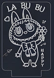 3D LED Night Light - LA BU BU - LA BU BU character