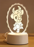 3D LED Night Light - Goat