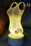 3D LED Night Light - Swimsuit