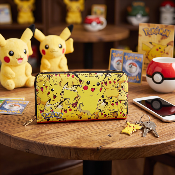 Long Wallet - Pokémon - Pikachu Energetic All-Over Print