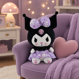 Plush - Sanrio - Kuromi Lavender Print Dress (23cm)