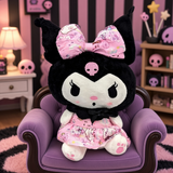 Plush - Sanrio - Kuromi Pink Print Dress (25cm)