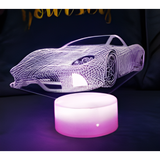 3D LED Night Light - Porsche - Porsche 918