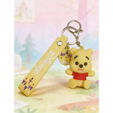 3D PVC Figure Keychain - Winnie the Pooh - Winnie Pooh Chibi Sitting