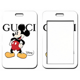 ID Card Badge Holder - Mickey & Friends - Mickey Mouse With Gucci Logo