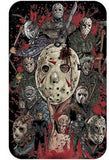 ID Card Badge Holder - Friday the 13th - Multiple Jason Voorhees masks