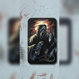ID Card Badge Holder - Scream - Ghostface holding knife and phone
