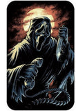 ID Card Badge Holder - Scream - Ghostface holding knife and phone