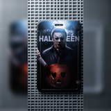 ID Card Badge Holder - Halloween - Michael Myers with pumpkin
