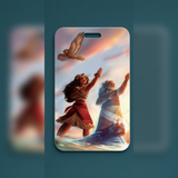 ID Card Badge Holder - Moana - Moana and Grandma Tala dancing