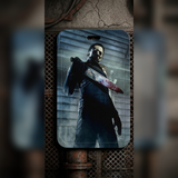 ID Card Badge Holder - Halloween - Michael Myers holding knife