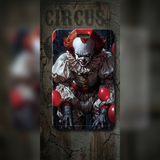 ID Card Badge Holder - Horror - Pennywise the Clown with balloons