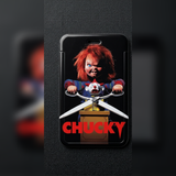 ID Card Badge Holder - Horror - Chucky with scissors and clown