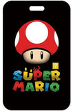 ID Card Badge Holder - Super Mario - Super Mushroom and logo
