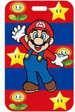 ID Card Badge Holder - Super Mario - Mario waving with power-ups