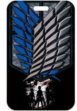 ID Card Badge Holder - Attack on Titan - Wings of Freedom logo and characters