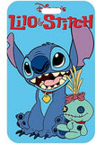 ID Card Badge Holder - Lilo & Stitch - Stitch holding Scrump doll