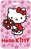 ID Card Badge Holder - Sanrio - Hello Kitty holding flowers