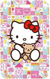 ID Card Badge Holder - Sanrio - Hello Kitty with teddy bear Quilted Hello Kitty Teddy Bear