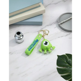 3D PVC Figure Keychain - Monsters Inc - Mike Wazowski Standing