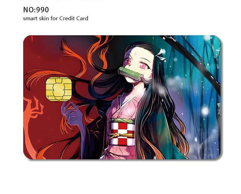 Credit Card Skin Sticker - Demon Slayer - Nezuko