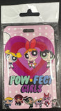 ID Card Badge Holder - Powerpuff Girls - "Pow-fect Girls" Pink Polka Dot Heart - foto real del paquete