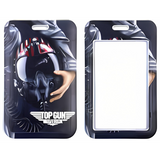 ID Card Badge Holder - Top Gun - Maverick's Helmet With Top Gun Logo