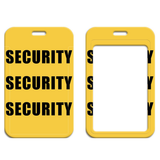 ID Card Badge Holder - SECURITY Text