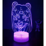 3D LED Night Light - Sailor Moon - Sailor Moon (3)