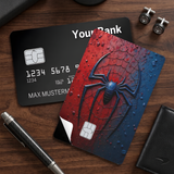 Credit Card Skin Sticker - Marvel - Spider-Verse Spider Web Splatter - Holographic
