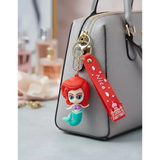3D PVC Figure Keychain - Disney Princess - Chibi Ariel Mermaid Variant 2
