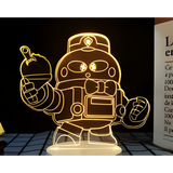 3D LED Night Light - Brawl Stars - Dynamike