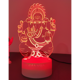 3D LED Night Light - Ganesha