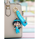 3D PVC Figure Keychain - Aladdin - Princess Jasmine Chibi Figure