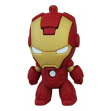 3D PVC Figure Keychain - Marvel - Chibi Iron Man
