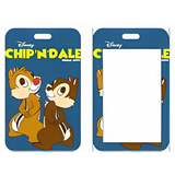 ID Card Badge Holder - Disney - Chip 'n' Dale Posing On Blue Background