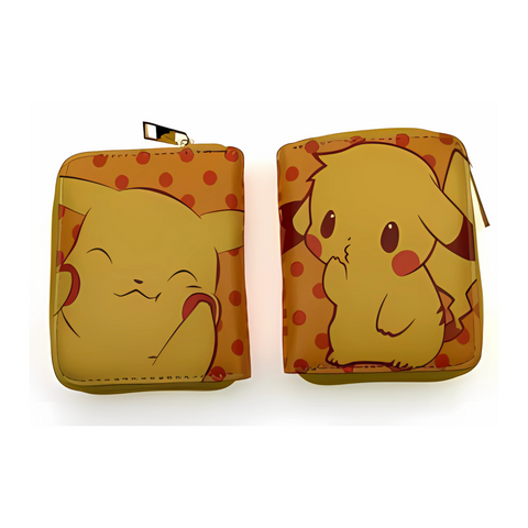 Zippered Short Wallet - Pokemon - Pikachu