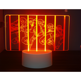 3D LED Night Light - Naruto - Narutos Evolution Process