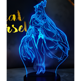 3D LED Night Light - Genshin Impact - Ningguang